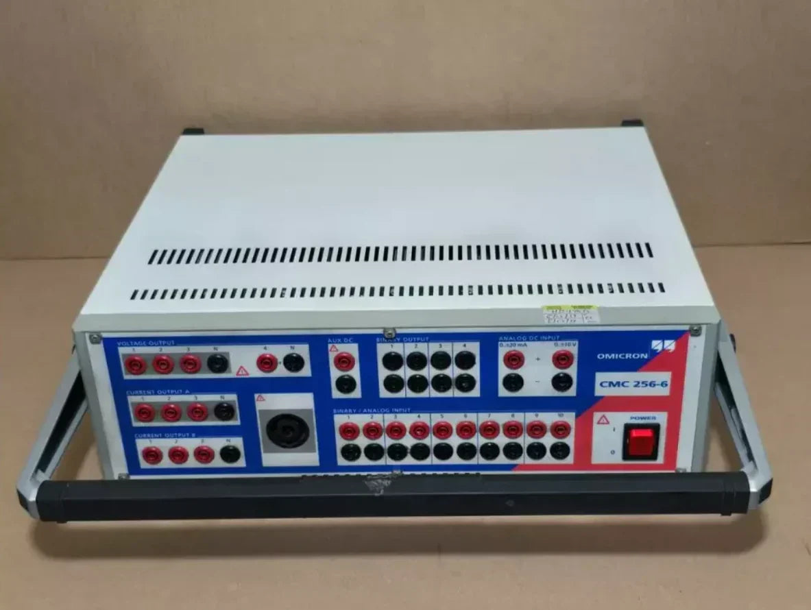 Omicron CMC 256-6 Voltage Protective Relay Test Set Options LLO-2,NET-1BU, ELT-1
