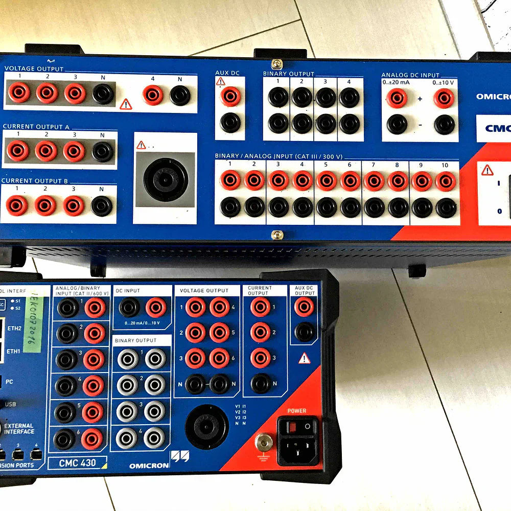 Omicron CMC 430 Ultra-portable protection test set and calibrator