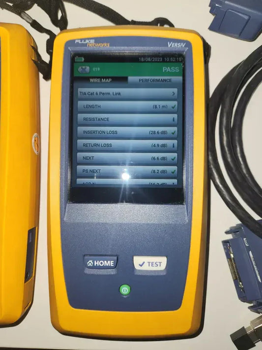 Fluke DSX 5000 Cable Certification Tester