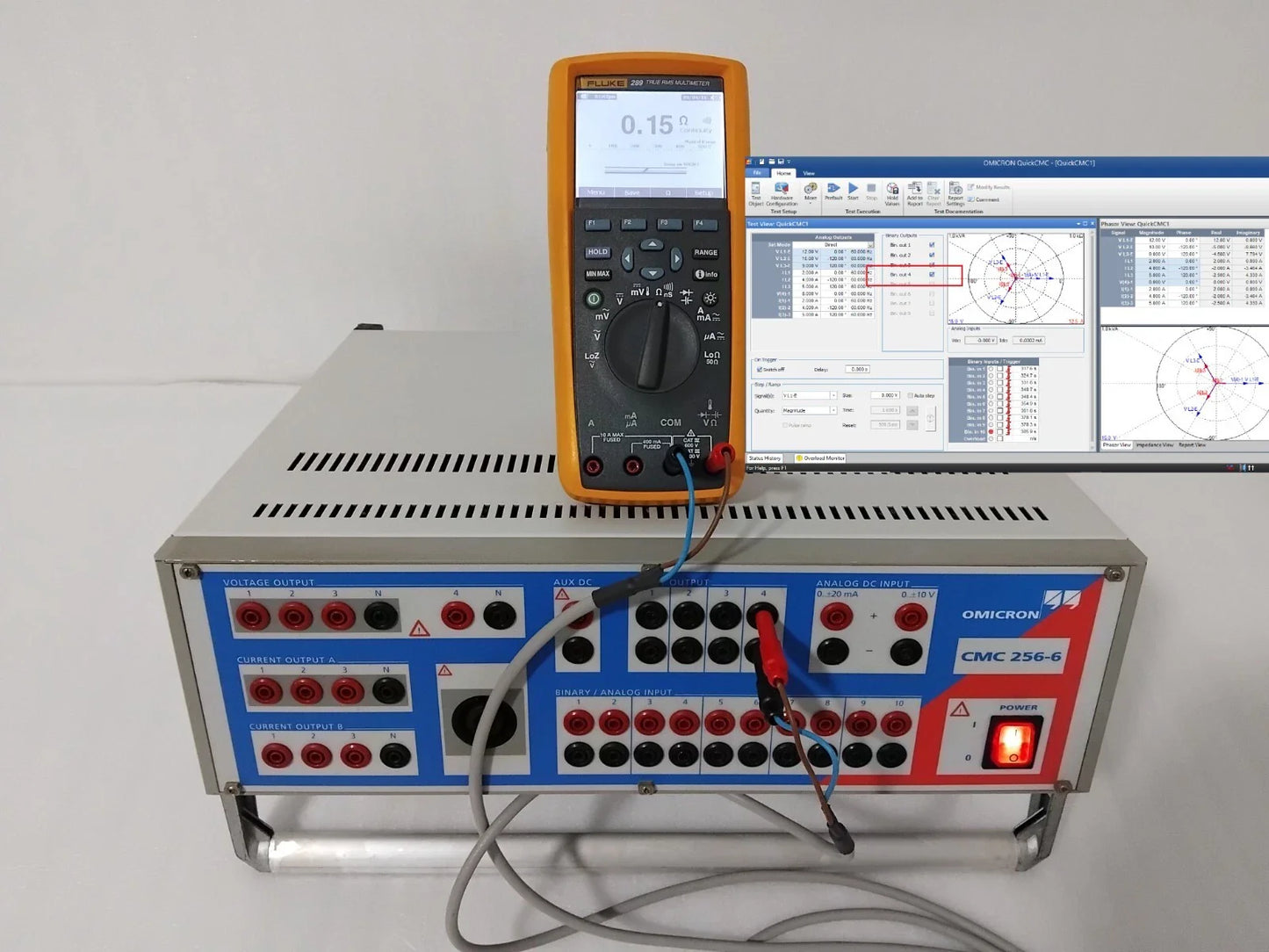 Omicron CMC 256-6 Voltage Protective Relay Test Set like new